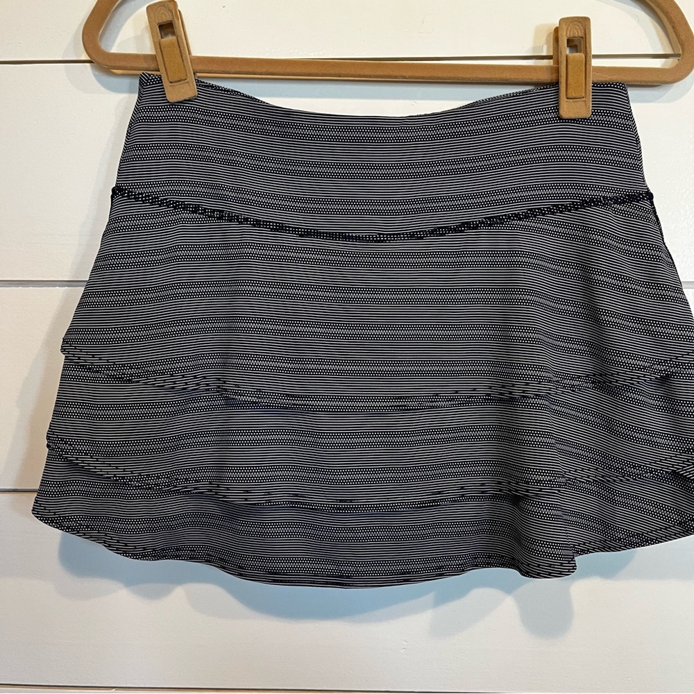 Athleta Blue Tiered Mini Tennis Skirt size M